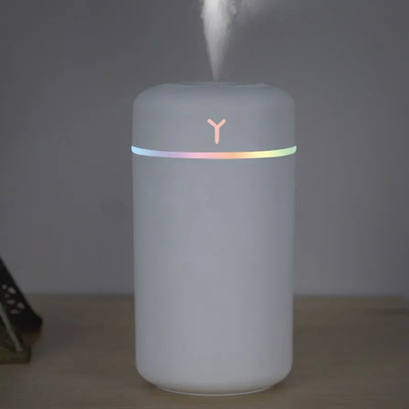 Humidificador Portátil con Aromaterapia y Luz LED